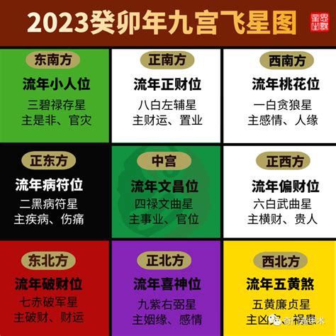 九宫飞星2023|2023癸卯年九宫飞星图解